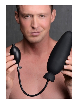 Dick-Spand Inflatable Silicone Dildo