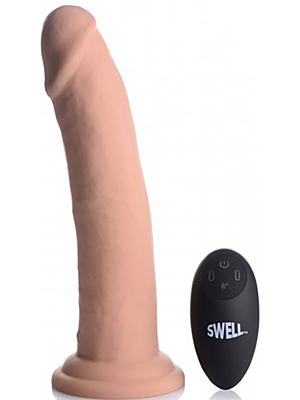 Swell 7X Inflatable Vibrating Silicone Dildo 21.5 cm - XR Brands