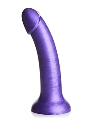 G-Tastic 17,8cm / 7 inch Metallic Silicone Dildo Purple