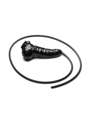 Guzzler - Realistic Penis Sheath with Tube - Black