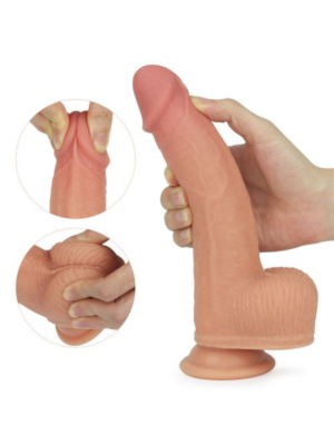 Φλεβώδης Ρεαλιστικός Περιστρεφόμενος Δονητής Anthony Nature Cock Vibrator 21.5 cm (Light Skin) - Toy Joy
