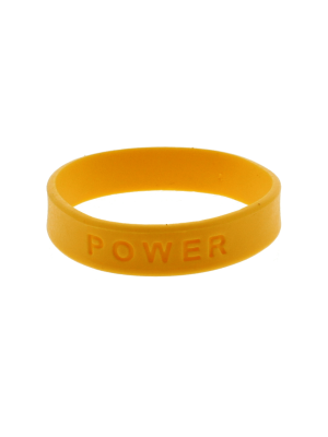Yellow POWER Silicon Bracelet