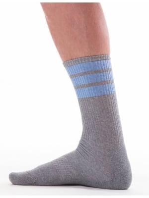 Barcode Berlin ME-TIME Grey-Blue Socks