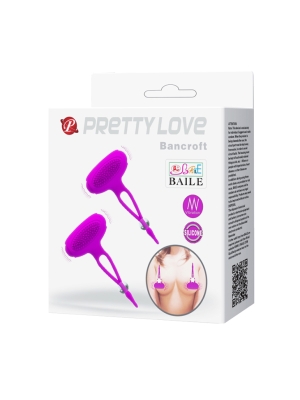 Pretty Love - Bancroft Silicone Vibrating Nipple Clamps
