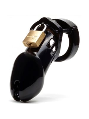 Black chastity cage
