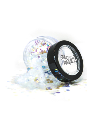 Fantasy Iridescent Loose Chunky Glitter-transparent