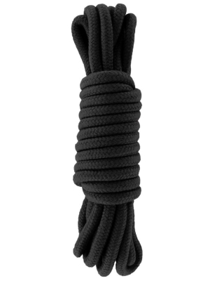 Fetish Bondage Rope 5 m - Μαύρο Σχοινί Δεσίματος