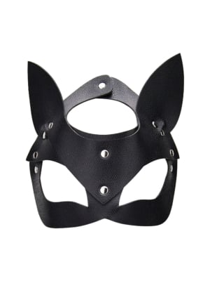 Bound to Play Kitty Cat Face Mask Black