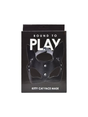 Bound to Play Kitty Cat Face Mask Black