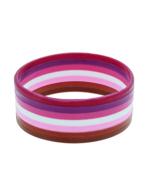 2.6cm Lesbian Silicon Bracelets