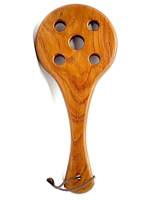 Bullseye Wooden Spanking Paddle