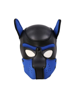 Κουκούλα Σκύλου Neoprene Puppy Hood for BDSM - Μπλε