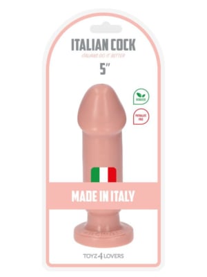 Πρωκτική Σφήνα Italian Cock με Βάση Βεντούζας 16,5 cm (Flesh) - Toyz4Lovers