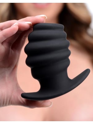 Ανοιχτή Πρωκτική Σφήνα Hive Ass Tunnel Butt Plug (Medium) - XR Brands