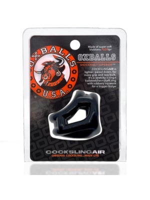 Oxballs Cocksling Air Soft Ballstretcher Black