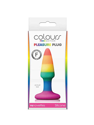 Πρωκτική Σφήνα Colours Pride Edition Pleasure Butt Plug 9 cm  - NS Novelties