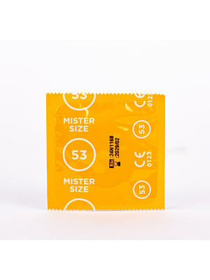 MISTER SIZE PURE FEEL EXTRA THIN CONDOMS 53MM 1PCS