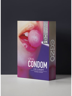 Condoms EGZO Oral condom ICE CREAM 3pc