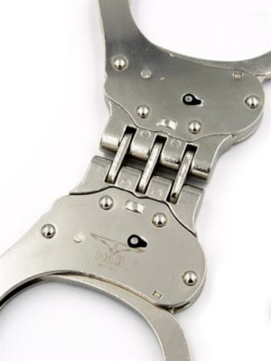 Mister B HandCuffs Hinged Steel