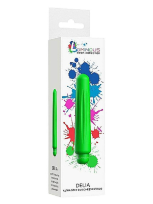 Delia - ABS Bullet With Silicone Sleeve - 10-Speeds