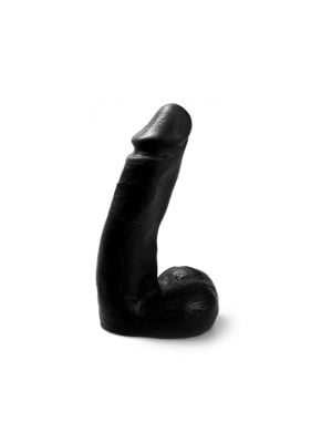 Ρεαλιστικό Ομοίωμα Πέους DP1001 Dildo με Όρχεις 14cm (Μαύρο) - HardToys