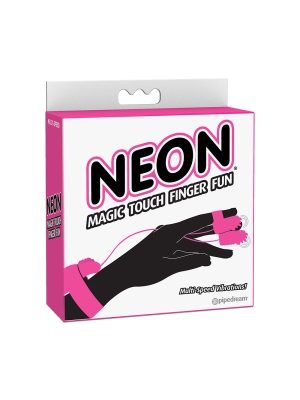 Δονητής δακτύλου Neon Magic Touch Finger Fun - Ροζ