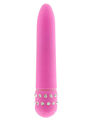 Κλασικός Δονητής Diamond Superbe Vibrator (Ροζ) - Toy Joy - Λεία Επιφάνεια