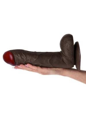 Ρεαλιστικό Ομοίωμα Πέους Real Rapture Sky Emotion Dildo 25.5 cm (Brown) - Toyz4Lovers