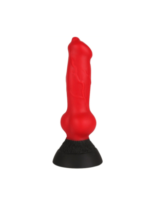 Πρωκτικό Dildo Mini Dog με Βάση Βενοτύζας 15 cm - Κόκκινο