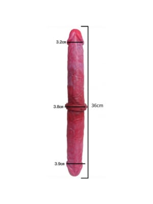 Διπλό Ομοίωμα Πέους Double Duo Real Dildo 36 cm