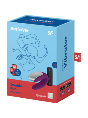 Satisfyer Double Fun Purple App Controlled Vibrator