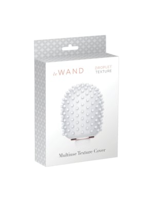 Le Wand Droplet Texture Cover White OS