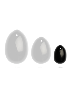 LA GEMMES - YONI EGG BLACK OBSIDIAN (S)