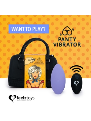 Δονητής εσώρουχου FeelzToys - Panty Vibe Remote Controlled Vibrator Purple	