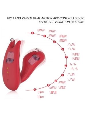 Δονητής- ξυπνητήρι με Bluetooth UMI- Magic Motion, κόκκινο