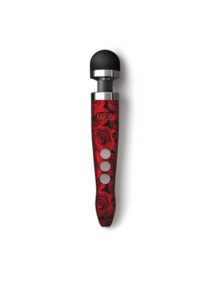 Doxy - Die Cast 3R Rechargeable Wand Massager Rose Pattern