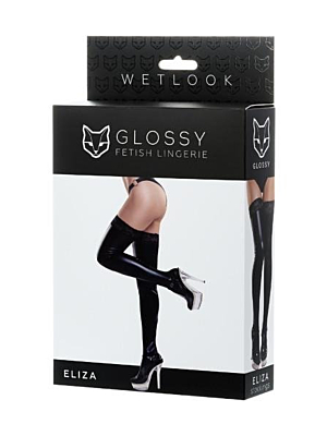 Κάλτσες Glossy Eliza (Μαύρες)