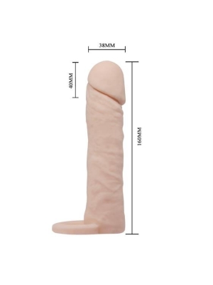 Προέκταση Πέους Penis Sleeve Medium 16 cm (Flesh) - Pretty Love