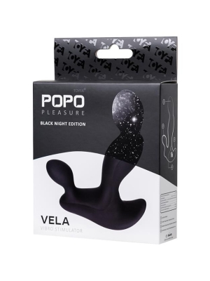 Δονούμενη Πρωκτική Σφήνα Popo Pleasure Vela Prostate Stimulator (Μαύρη) - ToyFa