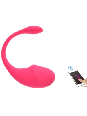 Vibrating Wireless Remote Smart Egg Eva App Control Pink 22 cm 