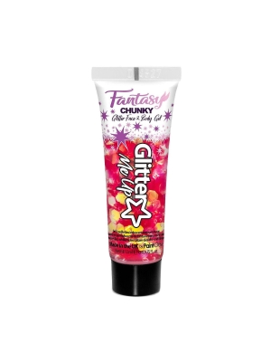 Fantasy Chunky Glitter Gels 12ml CDUInc 24 units