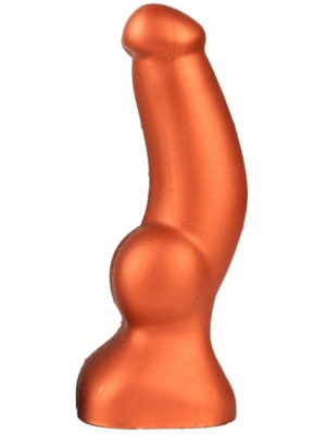 Λείο Μη Ρεαλιστικό Ομοίωμα Πέους Σιλικόνης Wof Dildo 13 x 4.5 cm - Orange

