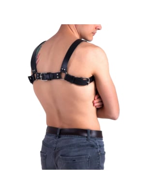 Cheap Men's Fetish Harness - Vegan Leather