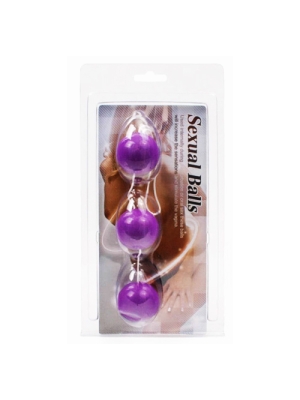 Κολπικές Μπάλες Sexual Vaginal Balls Μωβ 3,5cm