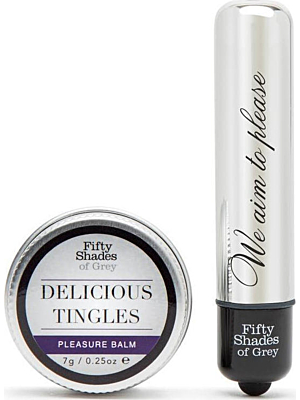 Fifty Shades of Grey Pleasure Overload Delicious Tingles Silver