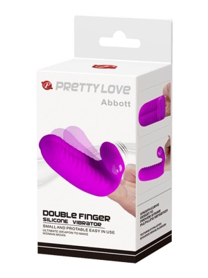 Δονητής Δαχτύλου Ζευγαριών Pretty Love Abbott Purple