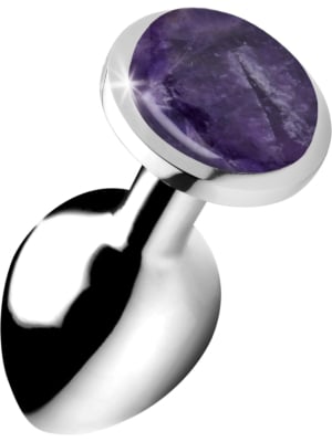 Gemstones Amethyst Gem Medium Anal Plug