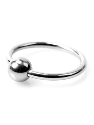 Μεταλλικό Δαχτυλίδι Πέους με Μπάλα Kiotos Stainless Steel Cock Ring - 28 mm - Penis Glans Ring