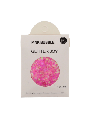 Pink Bubble - Assorted Design Glitter for Skin, Hair & Nails
