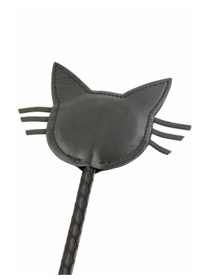 BDSM Καμτσίκι Kitty 50 cm - Μαύρο